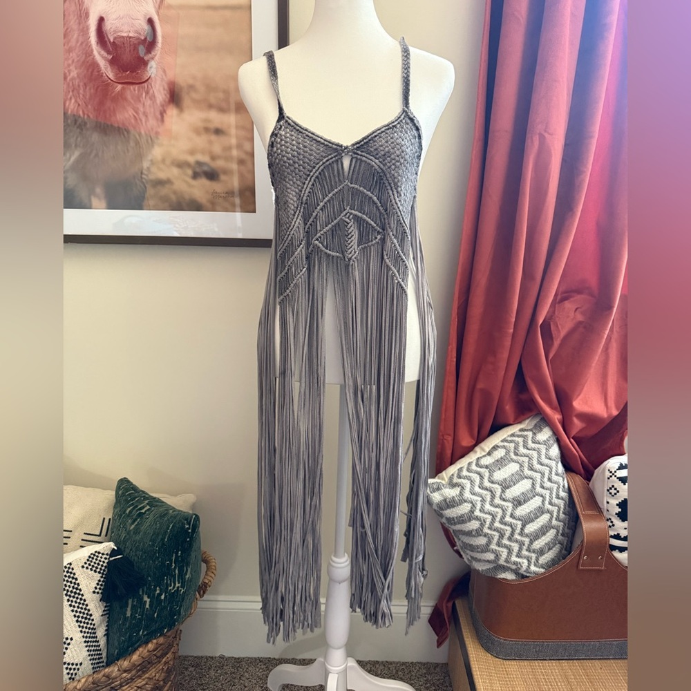 NEW Fringe Vest/Cover Up
